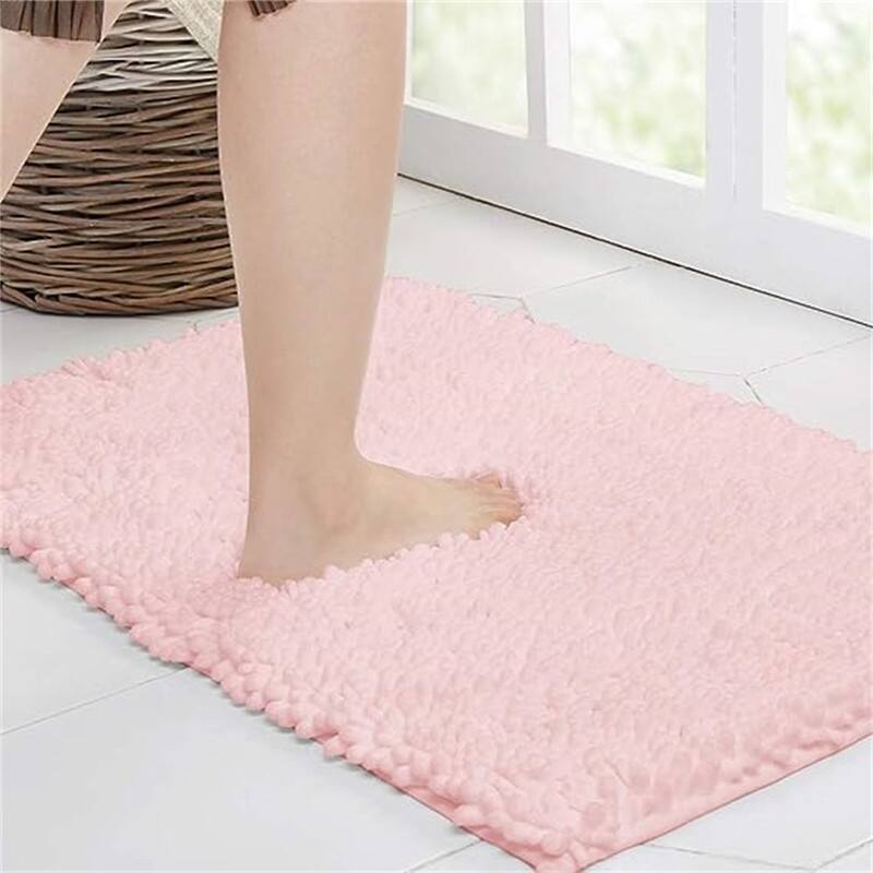 Bathroom Rug Non Slip Bath Mat - Blush - 32"x20"