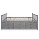 preview thumbnail 7 of 22, Maximized space,Full size Daybed with Twin size Trundle and Drawers, Full Size
