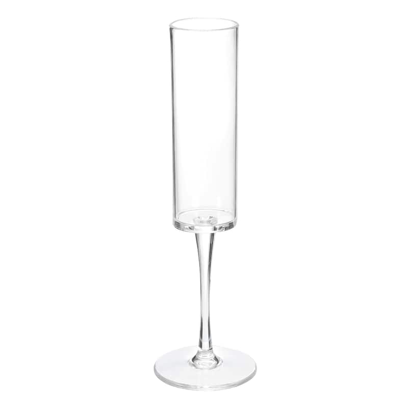Champagne Flutes 5.24oz Transparent Champagne Glasses Elegant
