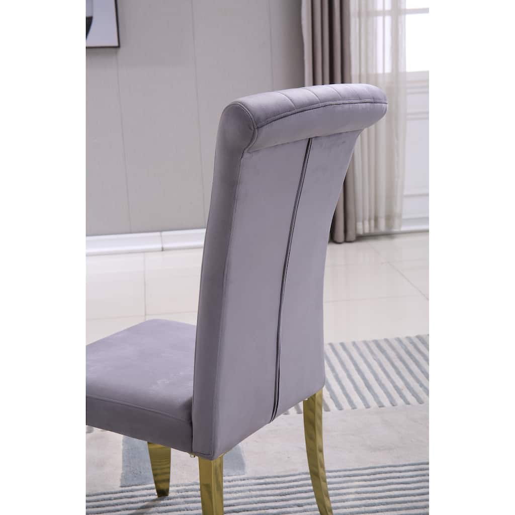 Velvet Dining Chairs,Accent Armless Chairs