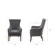 preview thumbnail 1 of 7, Heston Accent Chair Grey