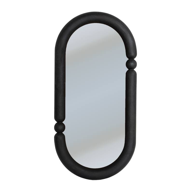 Wood-Framed Wall Mirror