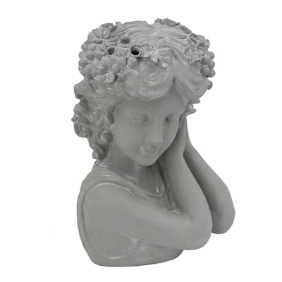 A&B Home Decorative Polyresin Head Bust Statue