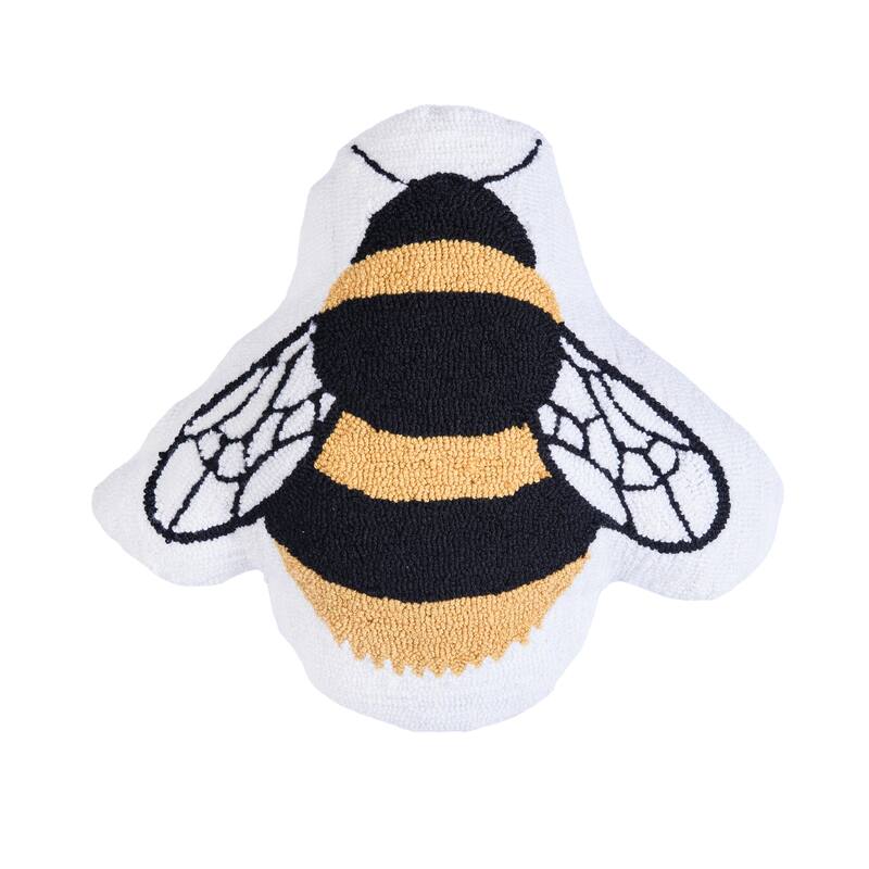 Bumble Bee Shaped Hooked Pillow