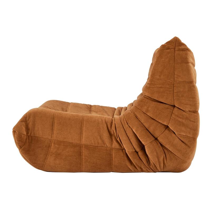 Ergonomic Design Stable Bean Bag Sofa,Armless Floor sofa Bean Bag Chair for Adults Fireside Bean Bag Lounger Memory Foam Chair