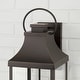 preview thumbnail 7 of 9, Bradford Outdoor 4-light Extra Large Wall Lantern w/ Clear Glass
