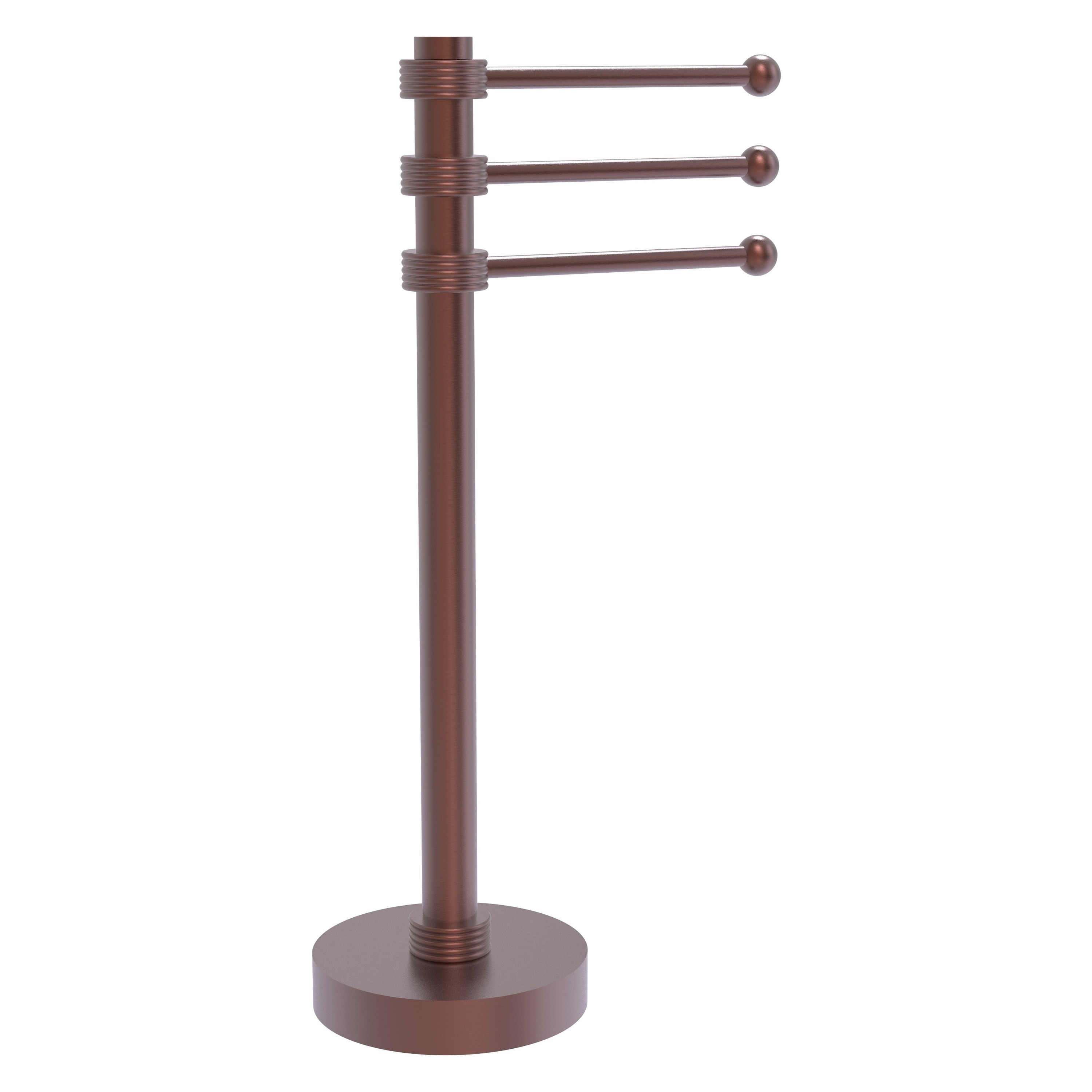 Allied Brass Vanity Top 3 Swing Arm Guest Towel Holder with