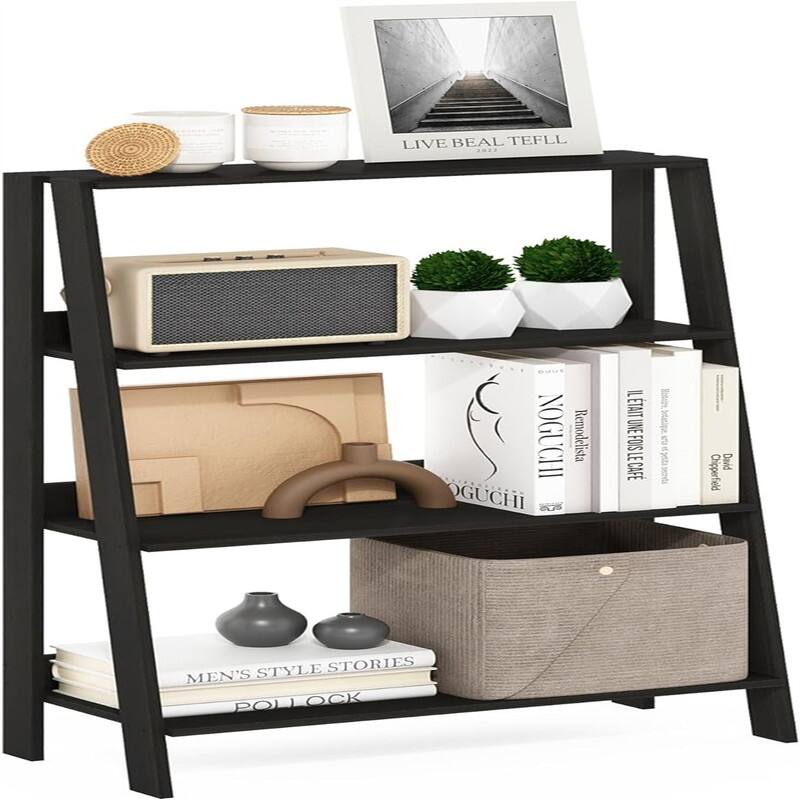 Ladder Bookcase Display Shelf