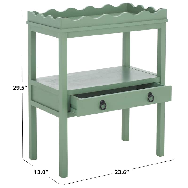 SAFAVIEH Home Darlyn Rectangle Accent Table - 24"W x 13"D x 30"H