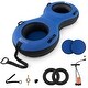 preview thumbnail 1 of 21, Goplus 80" 2-Person Heavy-Duty Inflatable Snow Tube for Sledding with Blue