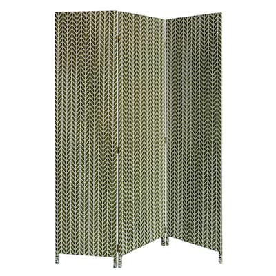 Screen Gems 3 Panel Fabric Oliver Screen - 47 x 71 - 47 x 71