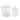 Martha Stewart 4 Piece 2.1, 1 Quart Glass Canister Set