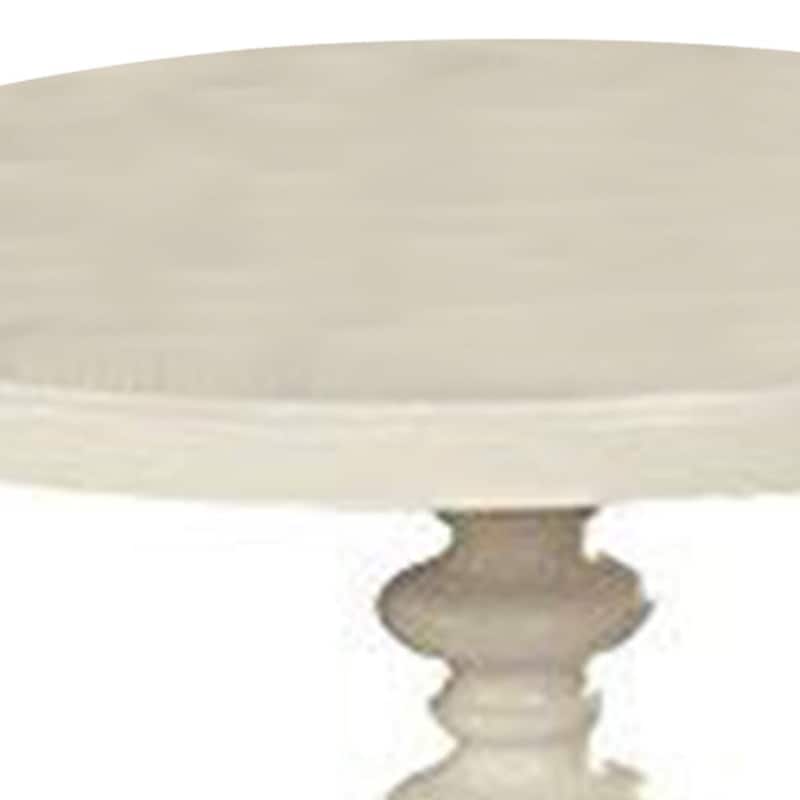Astonishing Side Table With Round Top - 22 H x 17 W x 17 L Inches