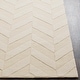 preview thumbnail 19 of 46, Hand-Woven Ann Tone-on-Tone Zig-Zag Wool Rug
