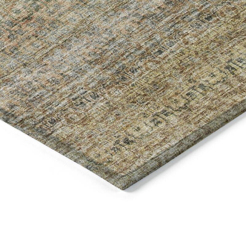 HomeRoots Striped Transitional Rectangle Outdoor Rug