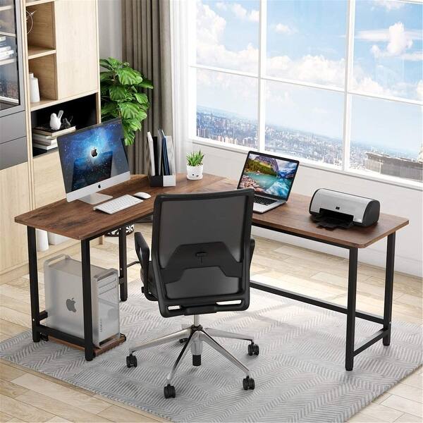 Tribesigns Modern L Shaped Desk Corner Computer Desk Study Home Office On Sale Overstock 20762731