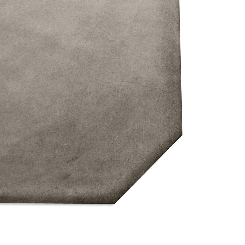 Merola Tile Laverton Octagon Grafito with Taco Arena 7-7/8" x 7-7/8" Porcelain Floor and Wall Tile