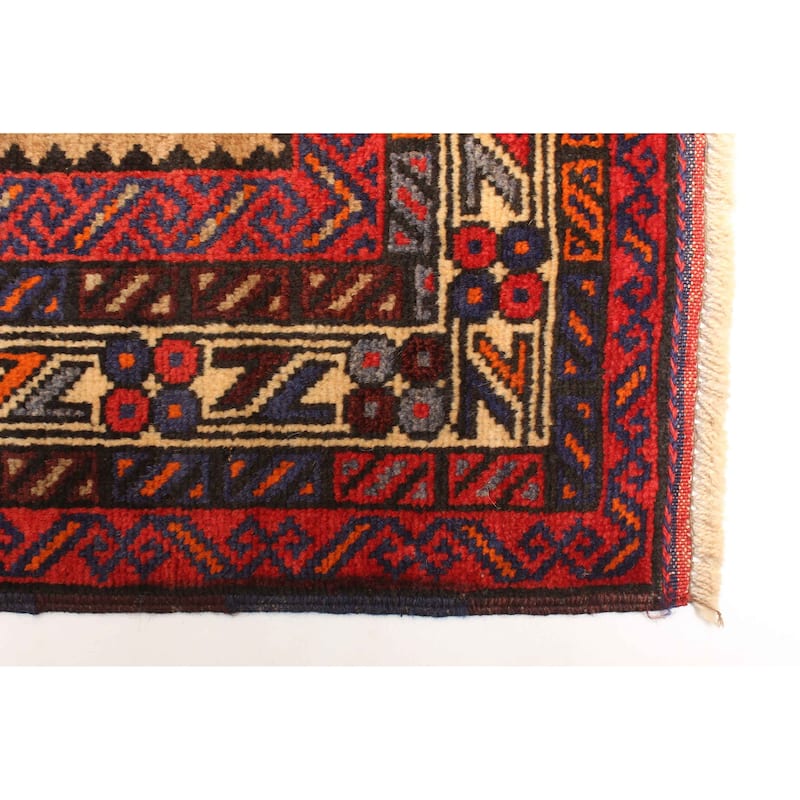 ECARPETGALLERY Hand-knotted Teimani Tan Wool Rug - 2'8 x 4'4