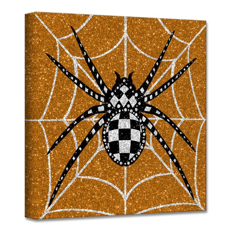 ChiChi Décor 'Glamoween Spider I' Halloween Canvas Wall Art