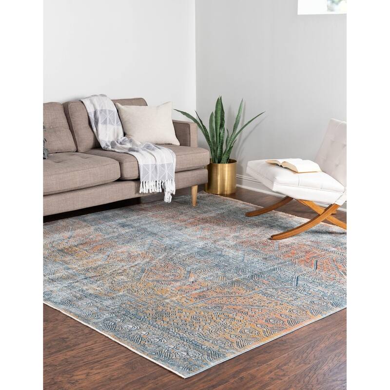 Traditional Haifa Collection Area Rug - Multi - 10'2" Square