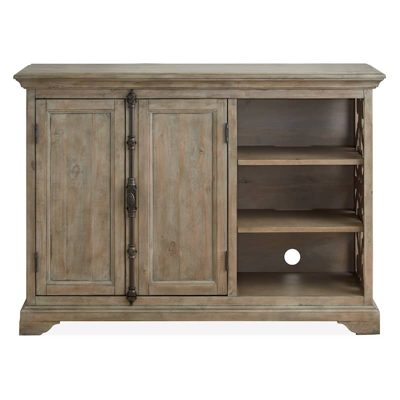 Magnussen Home Tinley Park Dove Tail Grey Printer Stand - 52''W x 18''D x 37''H