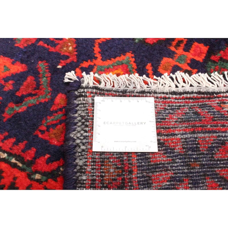 ECARPETGALLERY Hand-knotted Andelz Navy Wool Rug - 4'7 x 7'5