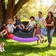 preview thumbnail 3 of 9, Trekassy 60" Large Saucer Tree Swing for Kids Adults 900D Oxford Waterproof with 2pcs Hanging Straps-Rainbow🌈