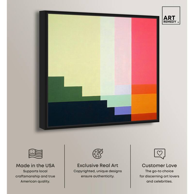 Rectilinear Rhapsody III Canvas by Art Remedy