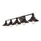preview thumbnail 117 of 176, JONATHAN Y Florence Metal Shade Sconce 5-Light - Oil Rubbed Bronze