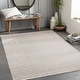 preview thumbnail 9 of 29, Livabliss Misha Global Machine Washable Area Rug Cream/Grey - Rectangle - 6' 7" x 9'