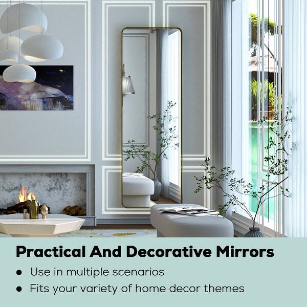 TokeShimi Modern Metal Frame Bathroom Vanity Wall Mirror - On Sale