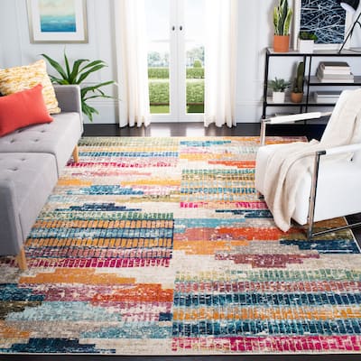 SAFAVIEH Madison Chryssoula Boho Distressed Rug
