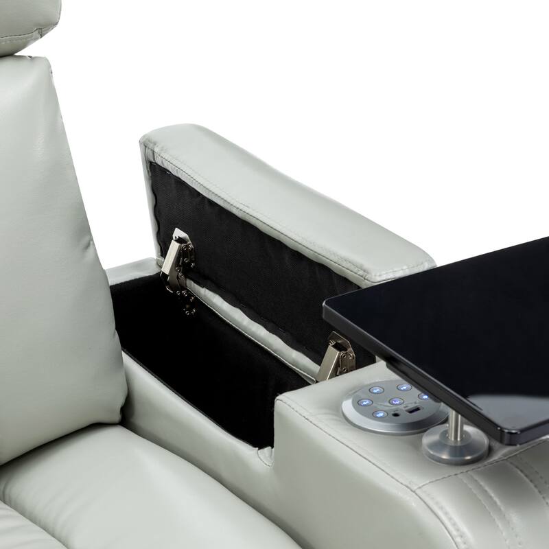 PU Leather Power Recliner Individual Seat