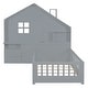 preview thumbnail 4 of 34, Modern House Bed with set of Sockets, USB Port, Storage Shelves and 2 Drawers