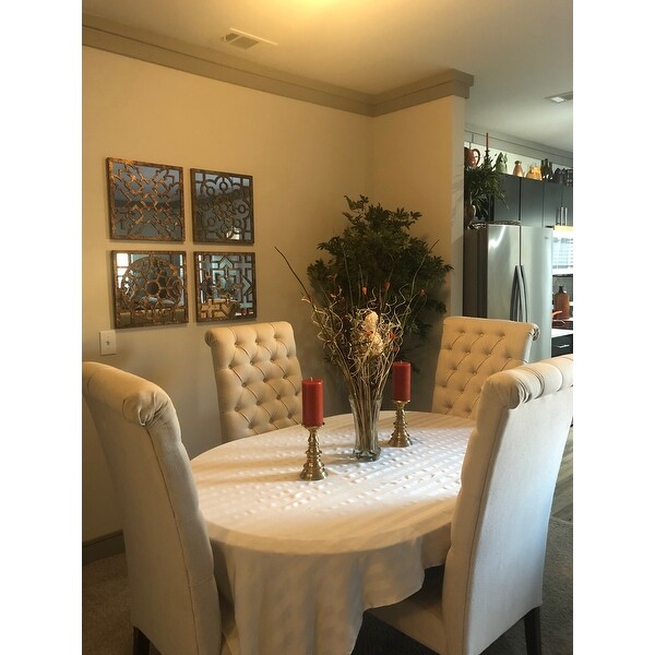 Shop Mirrored Wall Panels Set Of 4 Overstock 10806540