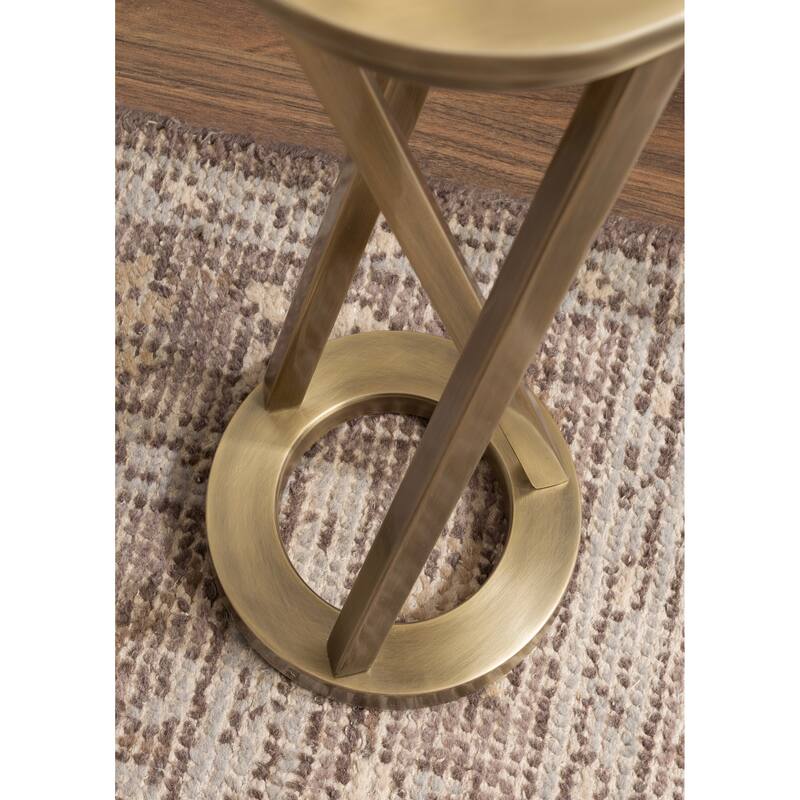 Kate and Laurel Aja Modern Metal Drink Table