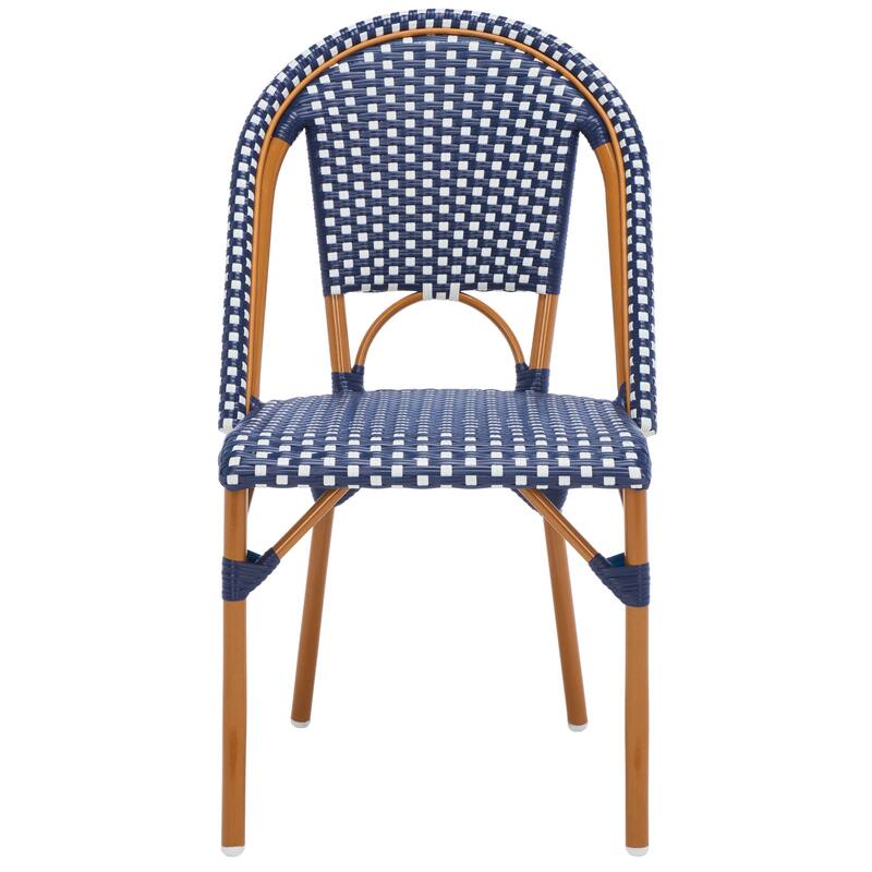 SAFAVIEH Emiliana Outdoor Side Chair Set of 2 (Fully Assembled) - 20Wx35Dx22H
