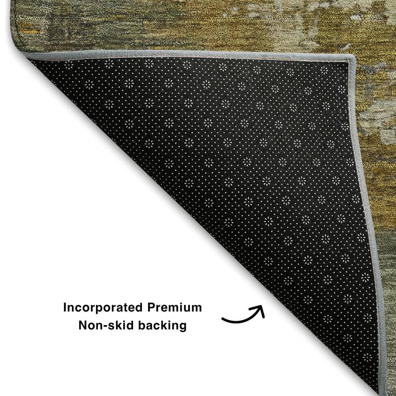 Premium Washable Super Soft Abstract Contemporary Mayfield Rug