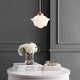 preview thumbnail 4 of 66, Cleo Adjustable Drop Metal/Glass LED Pendant, by JONATHAN Y