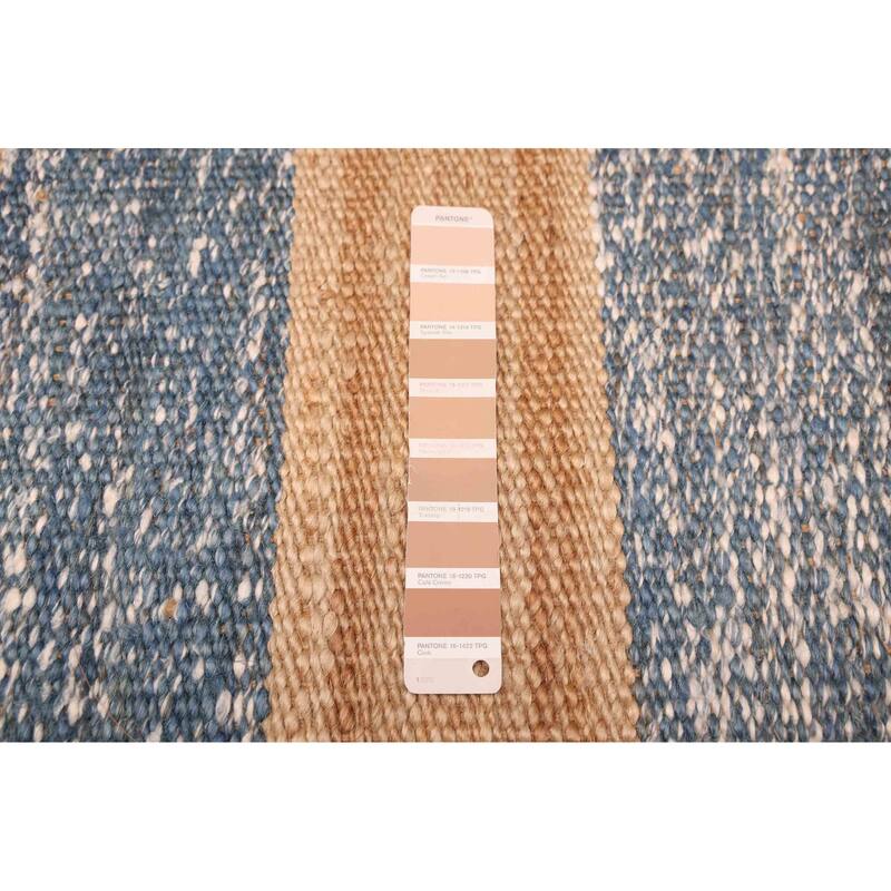 ECARPETGALLERY Flat-Weave Palas Denizli Tan Jute Kilim - 5'4 x 7'9