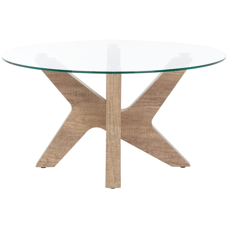 SAFAVIEH Home Collection Kaera Coffee Table - 32" W x 32" D x 17" H