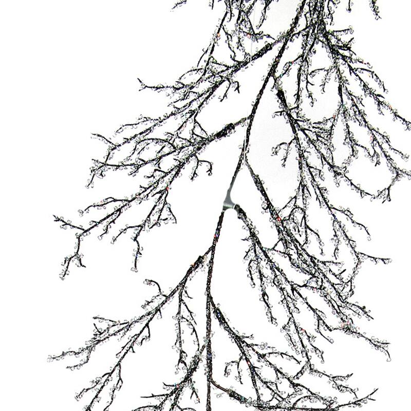 Iced Mini Twig Garland 6' - Natural Frost