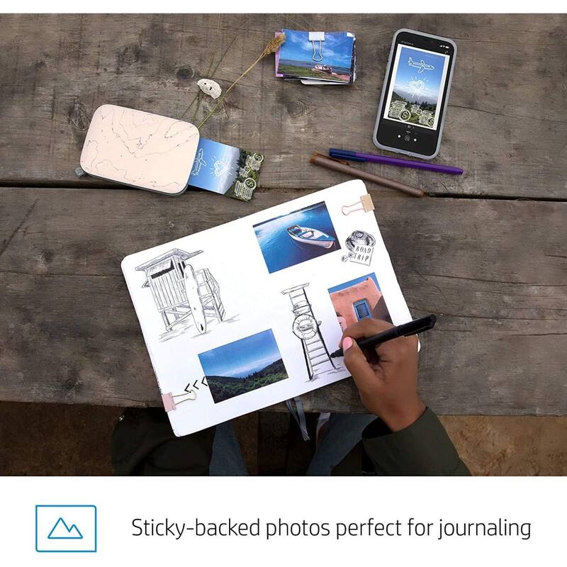 HP Sprocket Portable Instant Photo Printer, Prints From iOS or Android Devices