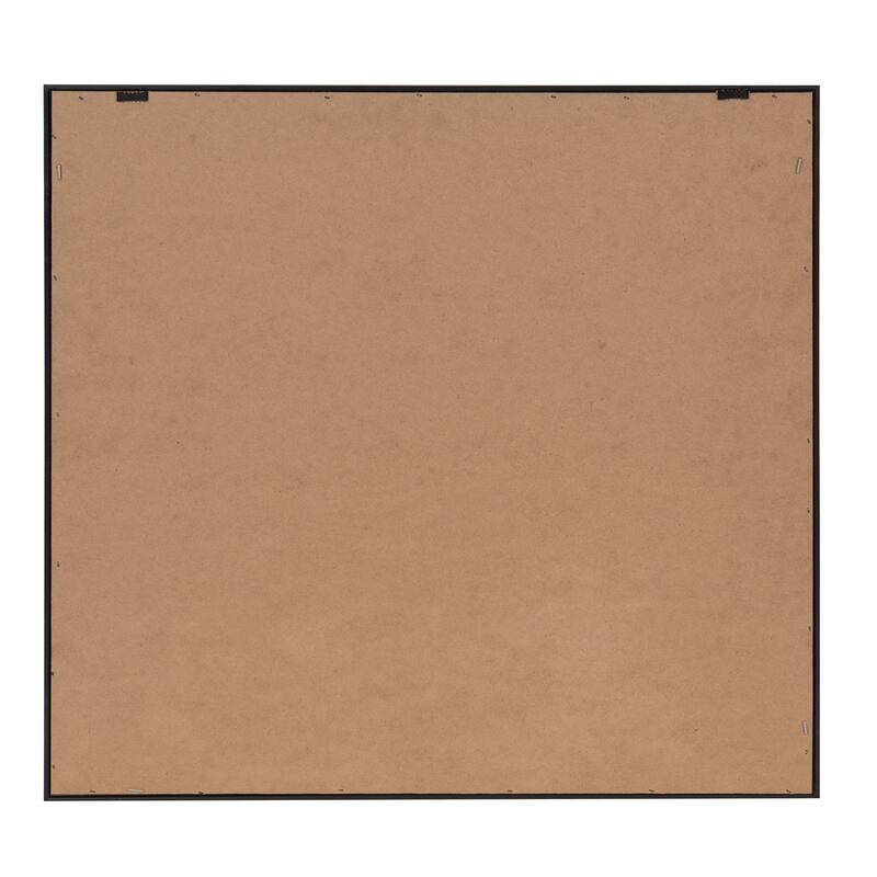 Kate and Laurel Sylvie Record Blue Framed Canvas by Statement Goods
