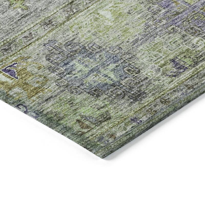 HomeRoots Floral Transitional Rectangle Outdoor Rug