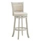 preview thumbnail 12 of 49, Verona Panel Back Linen Swivel 29-inch High Back Bar Stool by iNSPIRE Q Classic
