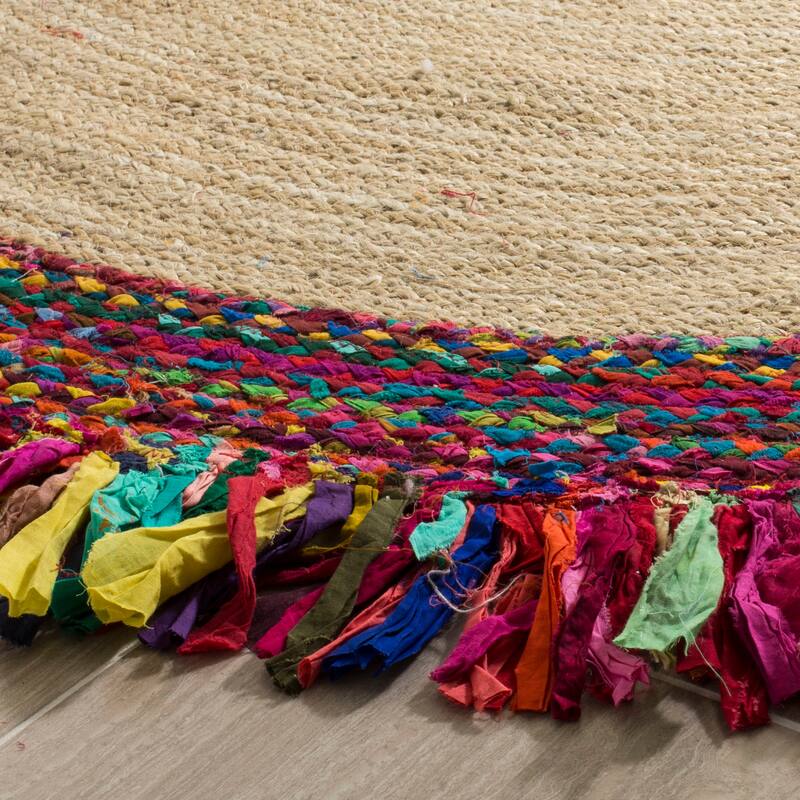 SAFAVIEH Handmade Cape Cod Telli Coastal Jute Rug with