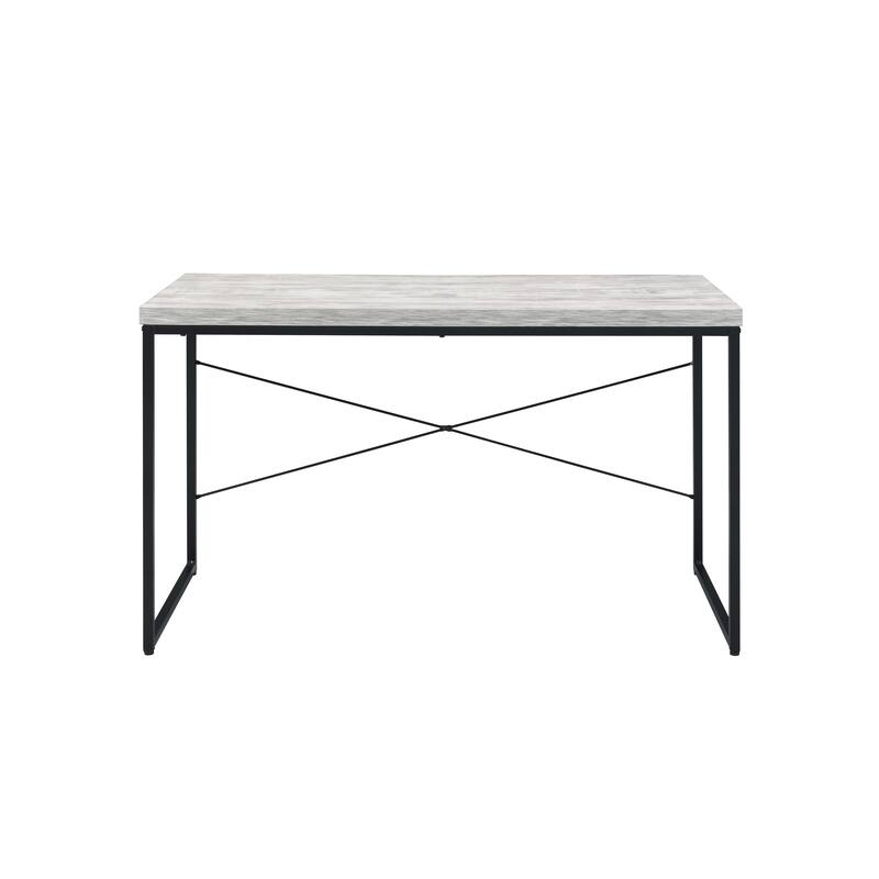 Bob Antique White & Black Finish Writing Desk