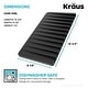 preview thumbnail 16 of 102, Kraus Silicone Drying Rack Mat