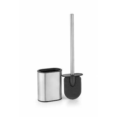IH Casa Decor Rubber Toilet Brush With Stainless Steel Holder